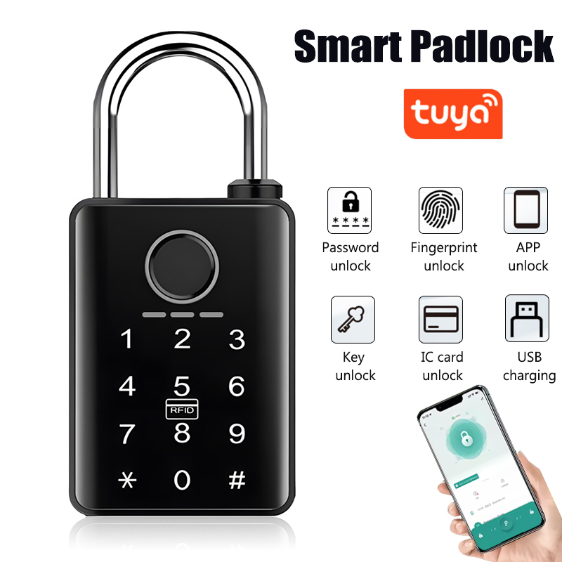 Smart Home Door Lock - Cerradura de puerta inteligente Tuya, candado