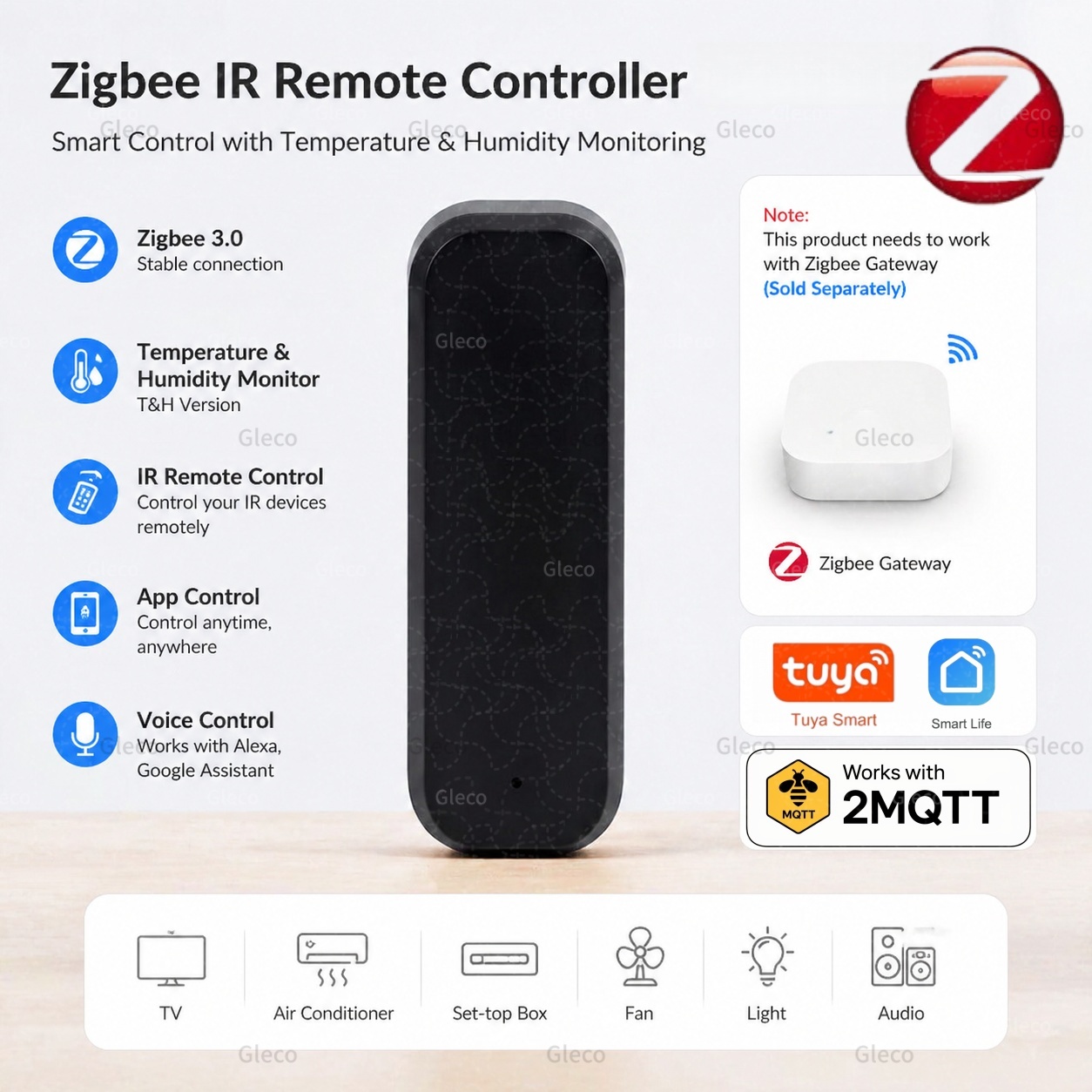 Universal Remote Smart Home - Control Remoto Inteligente Zigbee IR, Control