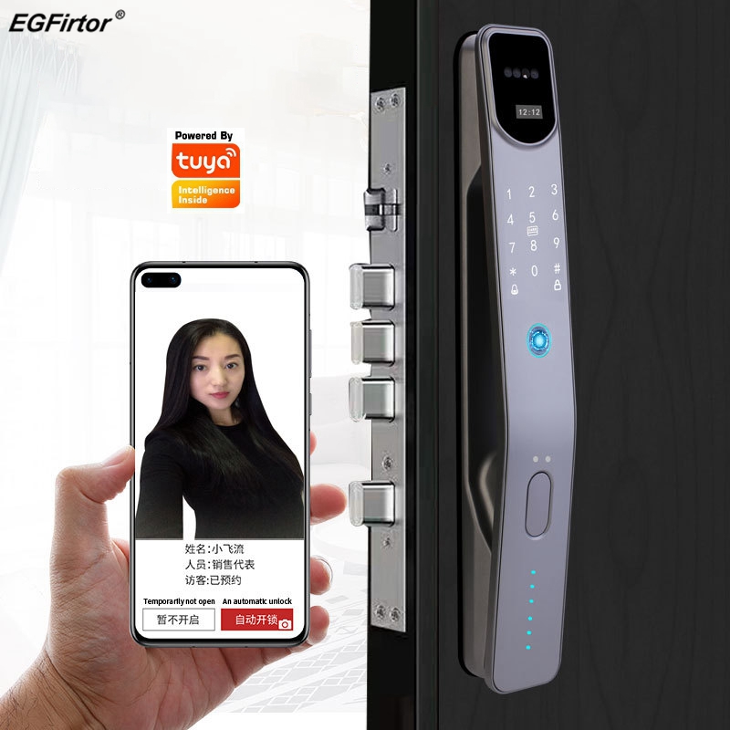 Smart Home Door Lock - Tuya-cerradura electrónica inteligente para puerta, dispositivo