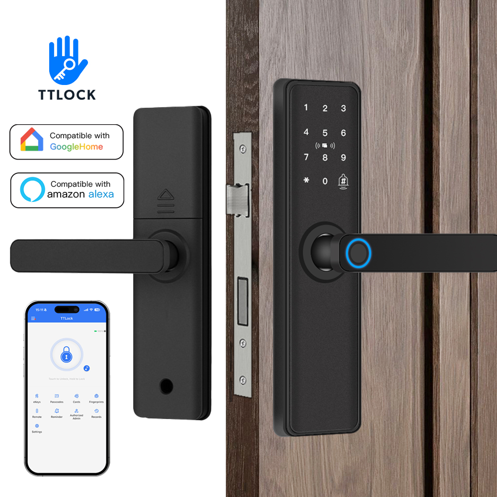 Smart Home Door Lock - Cerradura de puerta inteligente compatible con