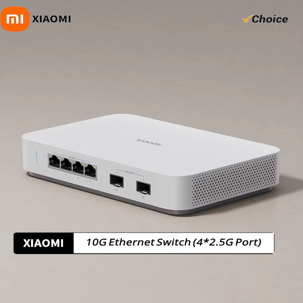 Smart Home Hub 2 - NUEVO Switch Ethernet Xiaomi 10G, 4×2.5G+2×10GMbps,