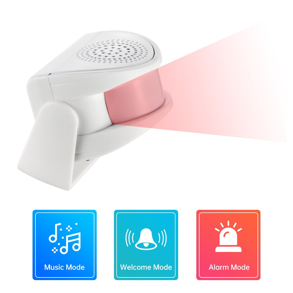 Wireless Door Sensor - FUERS timbre de bienvenida inalámbrico para