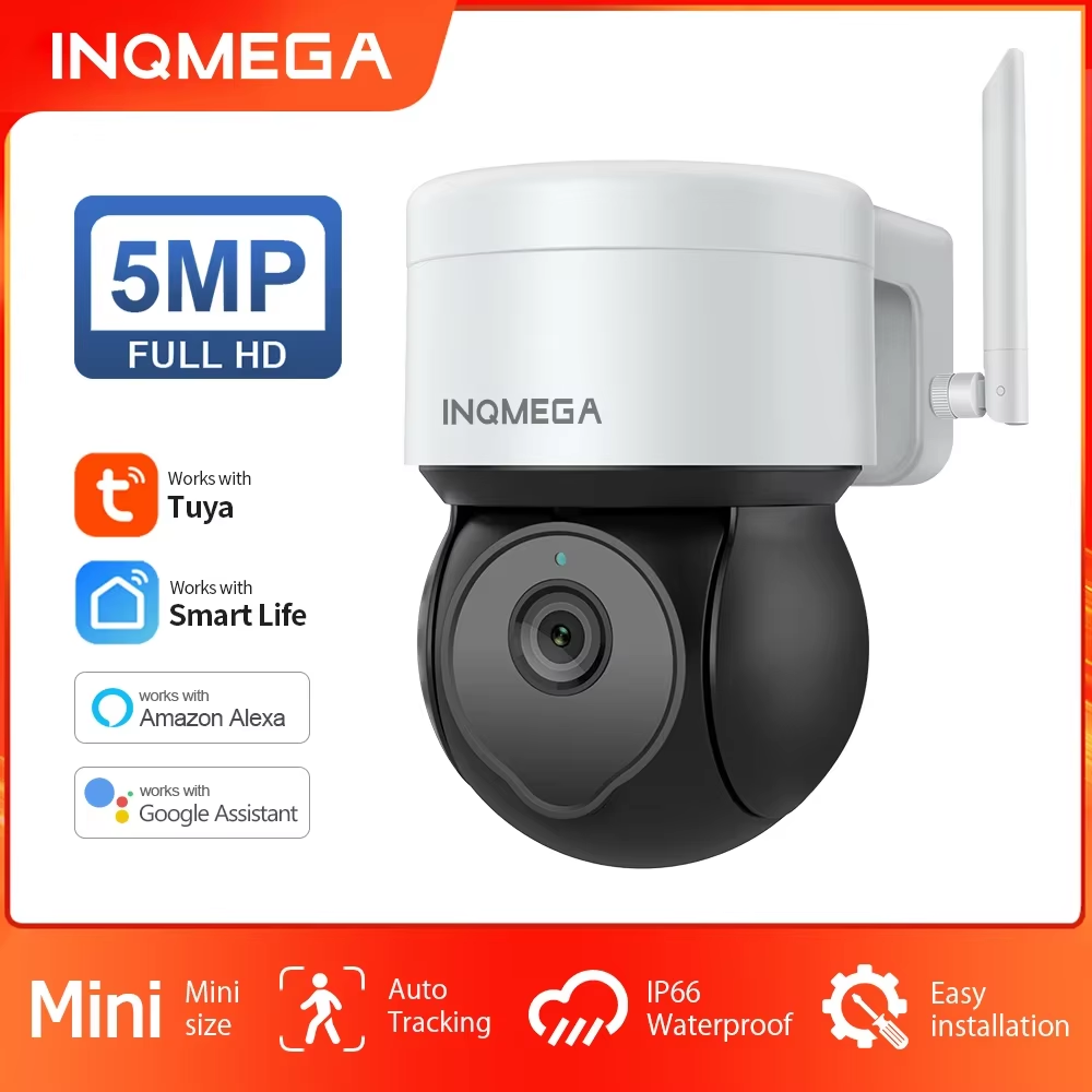 Smart Home Camera Ezviz - INQMEGA 5MP Tuya cámara PTZ para
