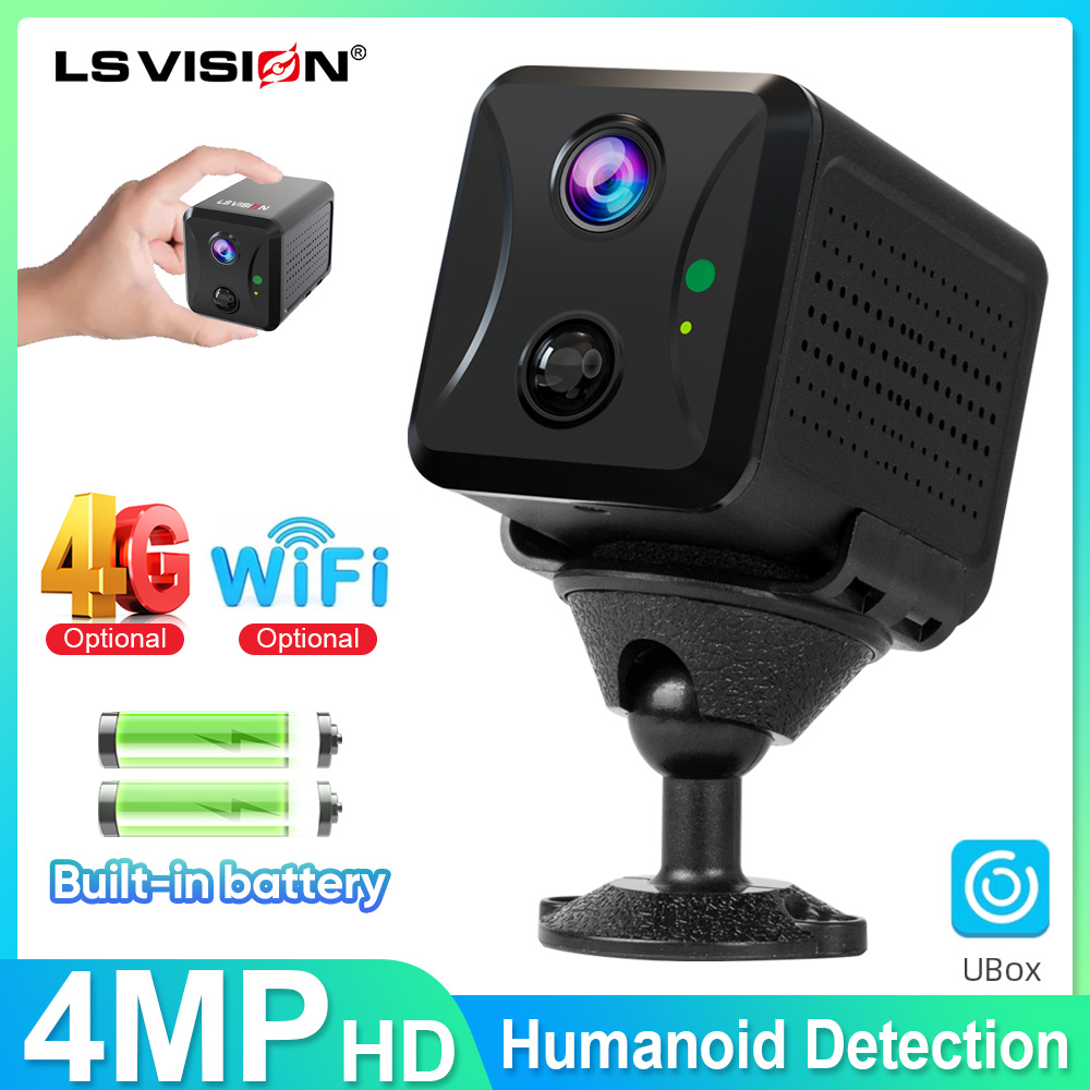 Smart Home Camera Ezviz - Cámara Mini de visión LS 4g
