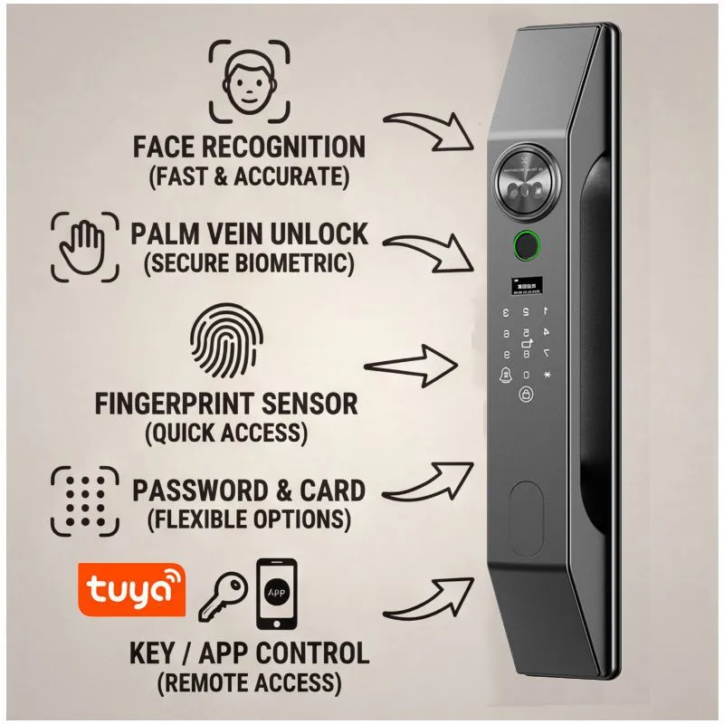 Cerradura inteligente para el  - Smart Home Door Lock reseña y precio