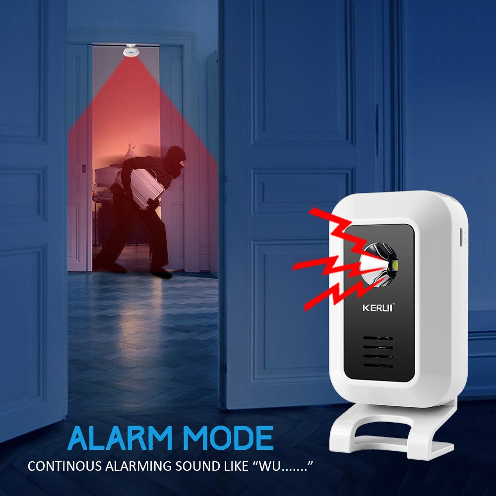 KERUI-alarma de seguridad con  - Wireless Door Sensor reseña y precio