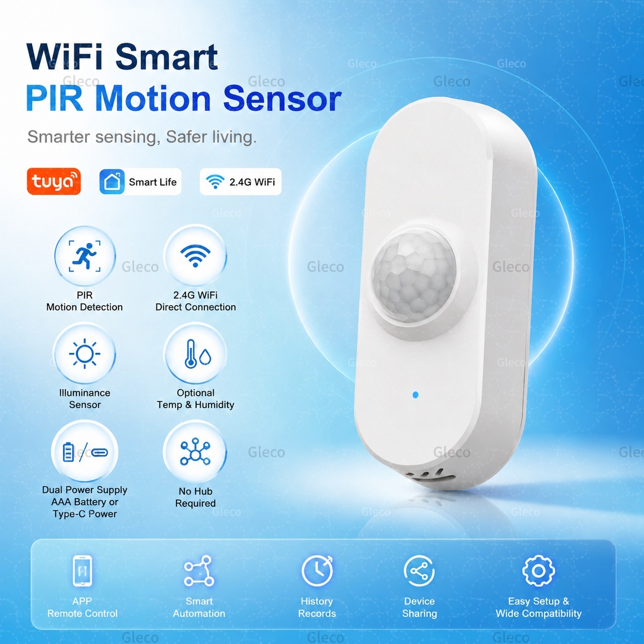 Sensor de Movimiento PIR WiFi  - Smart Home Wiser reseña y precio
