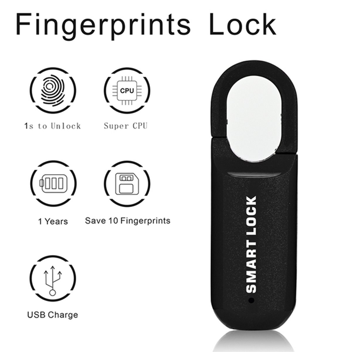 Candado con huella dactilar B4 - Smart Home Door Lock reseña y precio